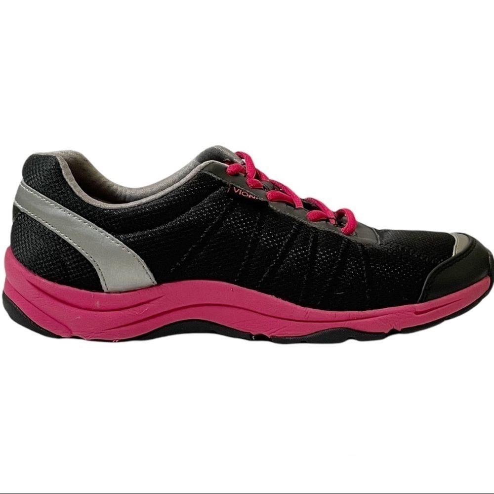 Vionic Alliance black pink athletic sneakers 8.5